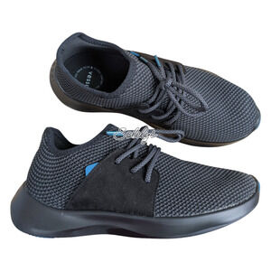 Vessi Everyday Classic Womens 8 Black Vegan Waterproof Dyma-Tex Lace Up Sneaker